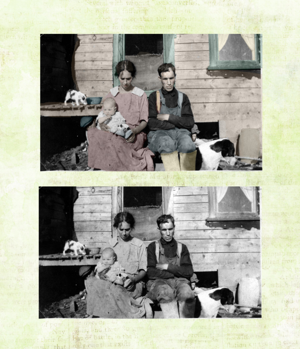 How to Colorize an Old Black and White Photo With GIMP: A  