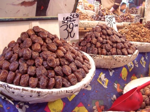 Dates being sold in Morocco