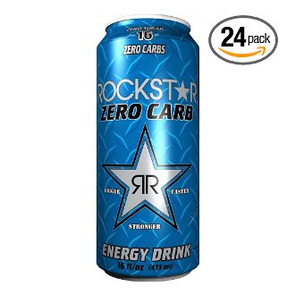 Rockstar Energy Drink, 16 Ounce Can (Pack of 24)
