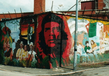 Mural in Belfast, Northern Ireland