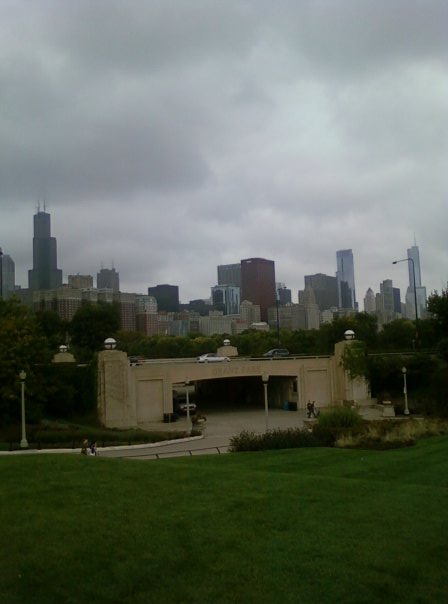 Skyline and museum campus, Downtown Chicago, Illinois