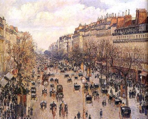 Boulevard Montmartre, Camille Pissarro