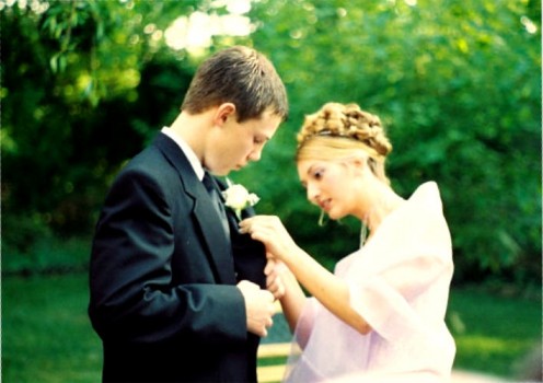 Amazon Prom Dress - Girl in Prom Dress and date