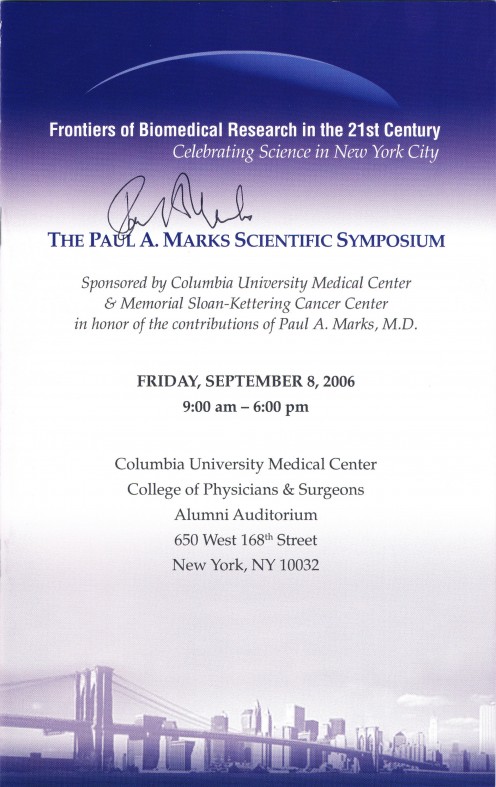 This shows the autograph of Dr. Marks.