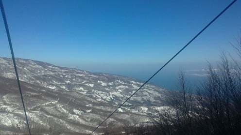 Pilio Mountain ski center - Sunny Day