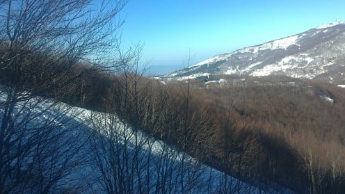 Pilio Mountain ski center - Sunny Day