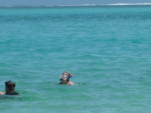 Snorkeling is a great activity to share !