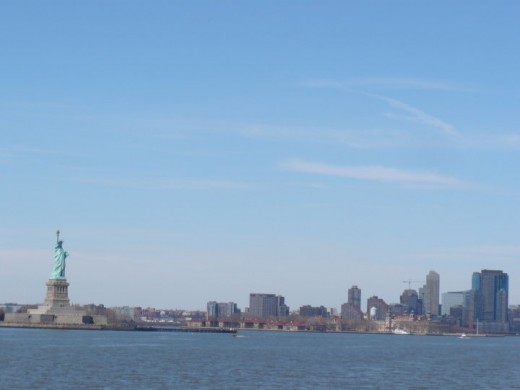 New York City as seen from the Staten Island Ferry