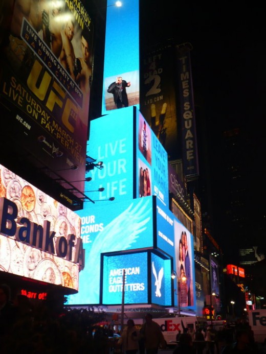 Times Square at night, Manhattan, NYC