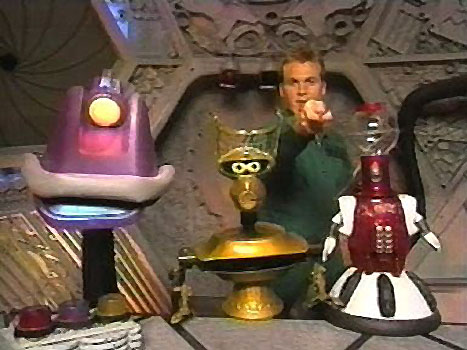 Just imagine Mike Nelson being much older and Kevin Murphy and Bill Corbet being much older and without the puppets.