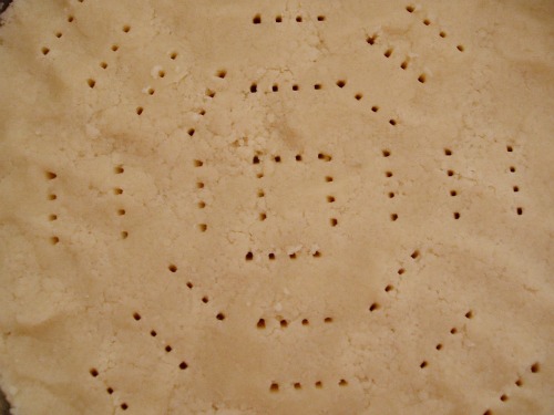 Completed shortbread pattern