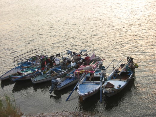 Boats on the Nile