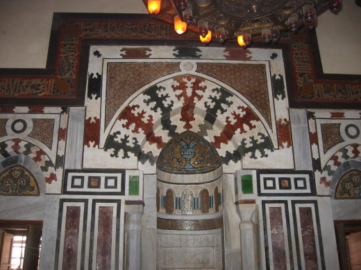 Tileed doorway of mosque