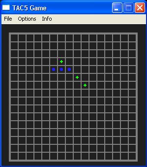 Just like tic tac toe - but with 5 in a row