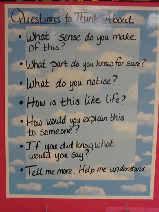 These are the questions that we use to guide our thinking.