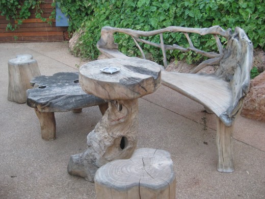 Unusual pool furniture