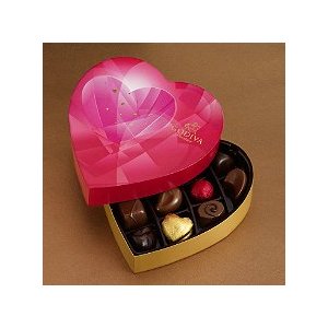 Godiva Chocolate to Spark Love On Valentines Day - Heart-felt assortment includes luscious pralins, rich ganaches, buttery caramels, fruits and nuts.