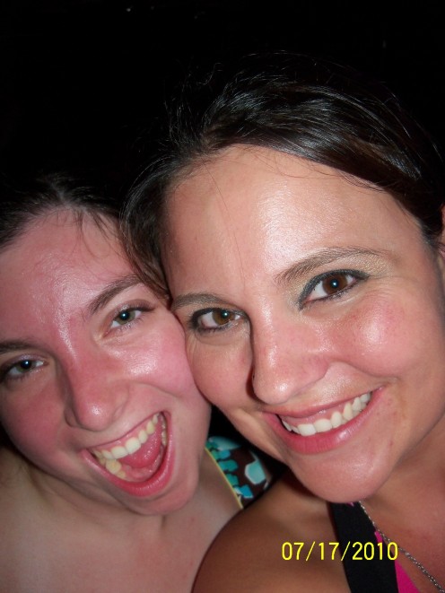 My sister and I - always having a blast!