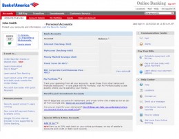 What is the customer service number for Bank of America online banking?