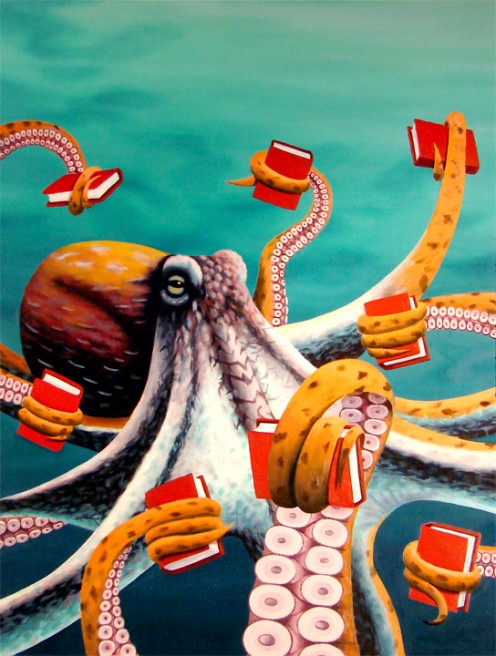 Summerterm Octopus by egoodwinart
