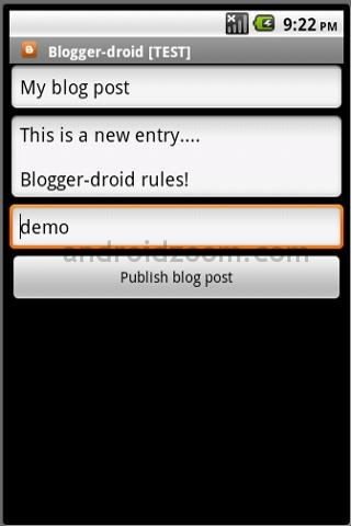BloggerDroid
