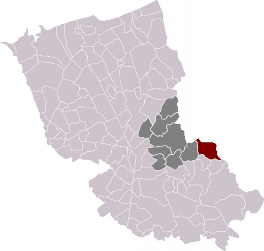 Map location of Boeschepe