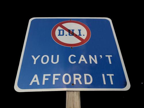 Do Not Drink and Drive Signs