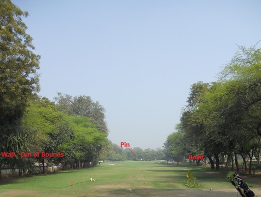 View of 4th Green From Tee Box (in Better Weather)