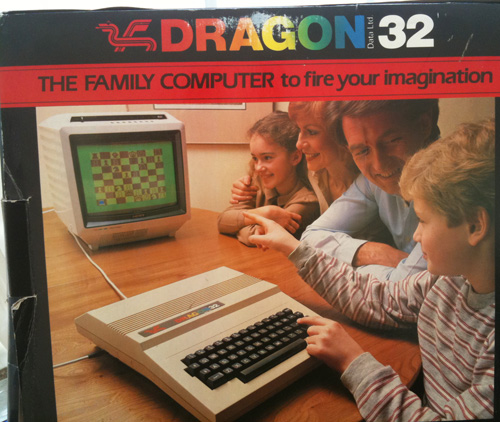 Check out the box art! The charm of the Dragon 32