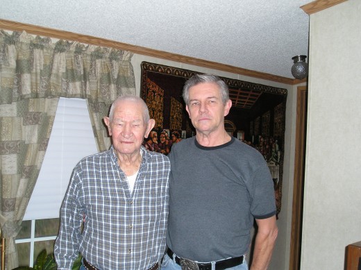 My 95 year young dad and myself.