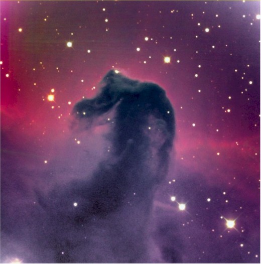 Located in the constellation Orion-The Horse Head Nebula is sight for sore eyes indeed. It can only be observed with the aid of a small telescope and a lens fitted with a special filter.