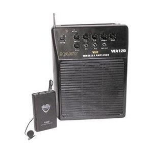 Nady WA-120LT/B Portable Wireless Public Address System with Lavaliere Mic