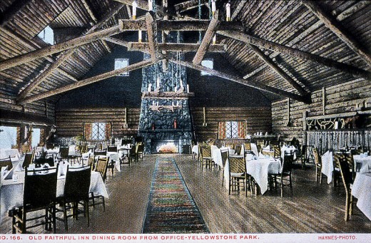 Old faithful Inn Frank Jay Haynes postcard