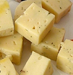 Cubed cheese