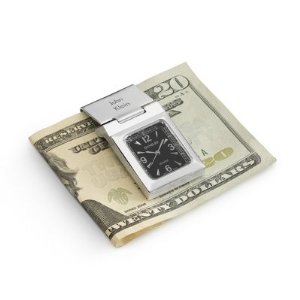 Personalized Watch Money Clip 