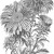 Online Flower Arrangements Coloring Pages and Free Colouring Pictures to Print - Sunflower sans seeds
