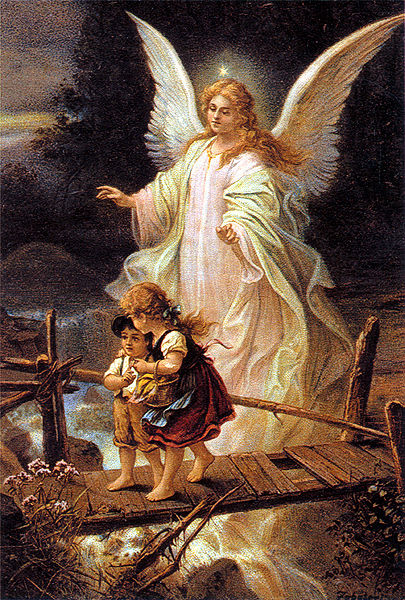 Angel watching over Children