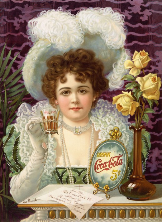 Coca-cola's first advertisement, 1895