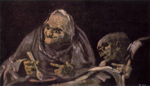 Two Old Women Eating, 1821