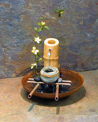 Feng shui indoor fountain.