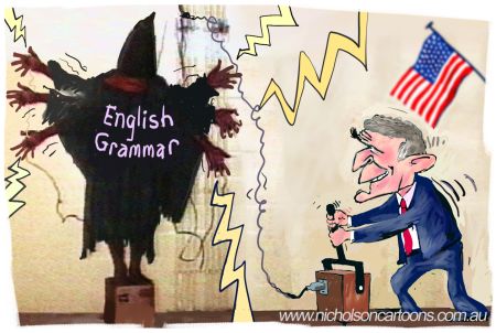 This picture shows that even presidents get it wrong.