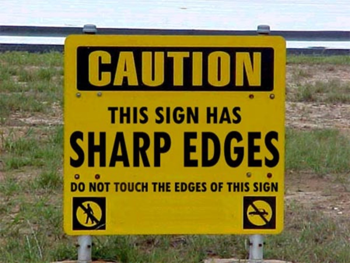 The sad thing about this is... there are many people in this world that actually need this sign.