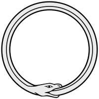 Ouroboros - the snake eating its tail has been said to be symbols of rebirth. Even though the Druids (also known as Naddreds) were not the ones to originate this symbol, they did have similer symbols!