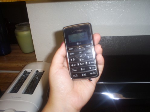 I love the big buttons on the LG Env2!