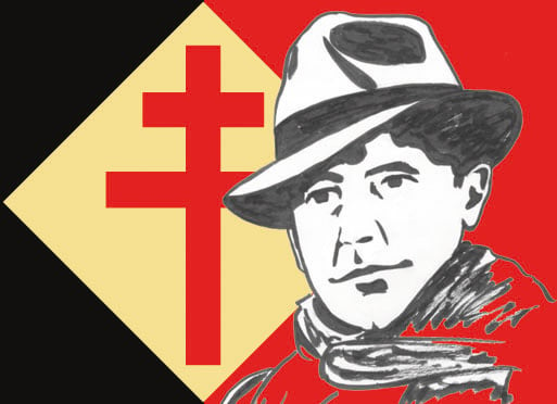 French Resistance logo (Jean Moulin and the 'Croix de Lorraine')