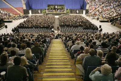 Arco Hosts a lot more than Just Basketball Games (Sac State Graduation)