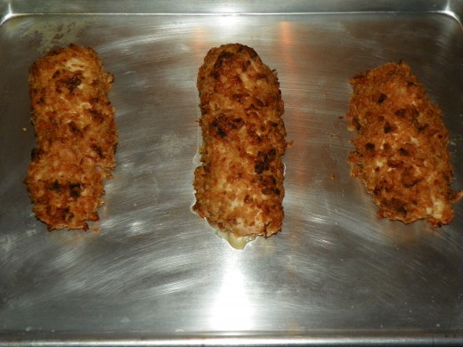 Baked at 350 degrees for 20-25 minutes these rolls are ready to plate.
