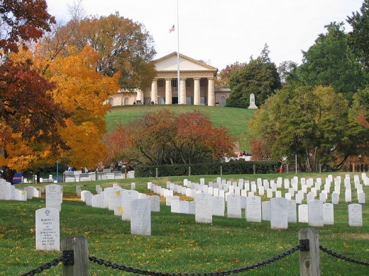 Arlington National Cemetery and Lee's Former Home
