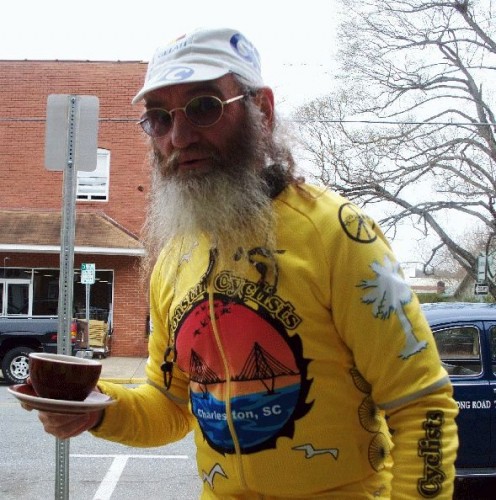 Thanks to Chris for taking the pics on our Wednesday ride to Cup-O-Joes.