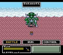 This is a screenshot from Final Fantasy: Mystic Quest. This is the first boss battle of the game.
